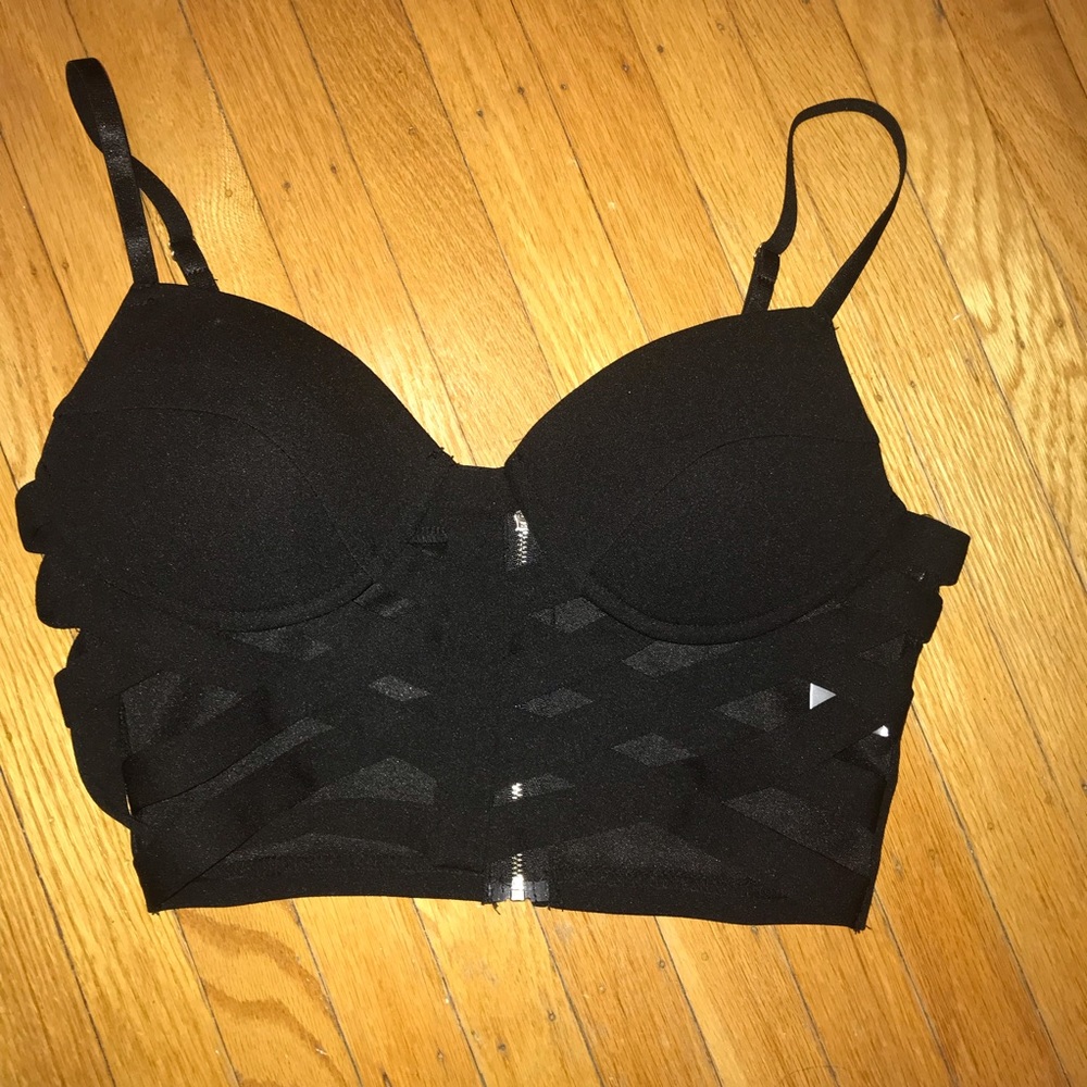 Black bralette
